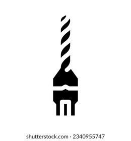 tooling materials mechanical engineer glyph icon vector. tooling materials mechanical engineer sign. isolated symbol illustration