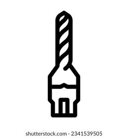 tooling materials mechanical engineer line icon vector. tooling materials mechanical engineer sign. isolated contour symbol black illustration