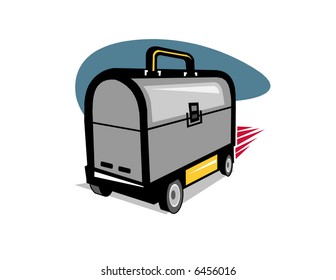 Toolkit on wheels to fix it fast!