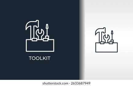 Toolkit Vector, Icon Or Logo Sign Isolated Symbol Illustration