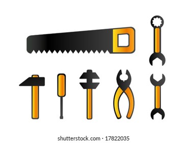 Toolkit. Vector illustration.