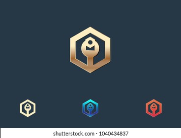 Toolkits Logo Template Design Vector 