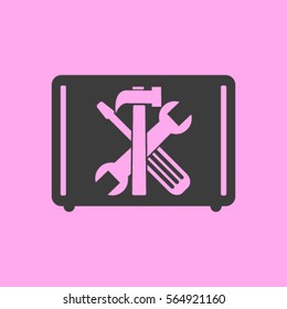 tools in the bag vector icon 