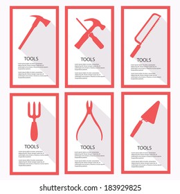 Tools Banners,vector 