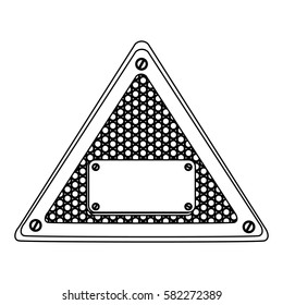 tools blank warnings icon, vector illustration image design