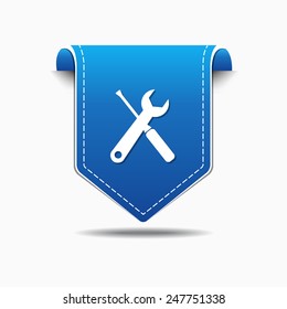 Tools Blue Vector Icon Design