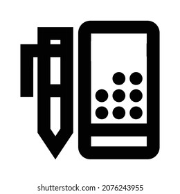 Herramientas Iconos del vector de contorno negrita que pueden modificar fácilmente 

