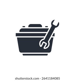 tools box icon collection .design style with background