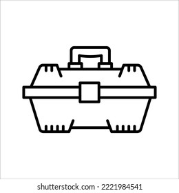 Tools Box line icon. concept web buttons. vector illustration. 