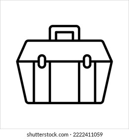 Tools Box line icon. concept web buttons. vector illustration. 