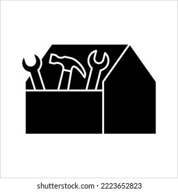 Tools Box line icon. concept web buttons. vector illustration. 