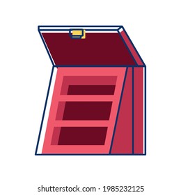 tools cabinet equipment icon isolated