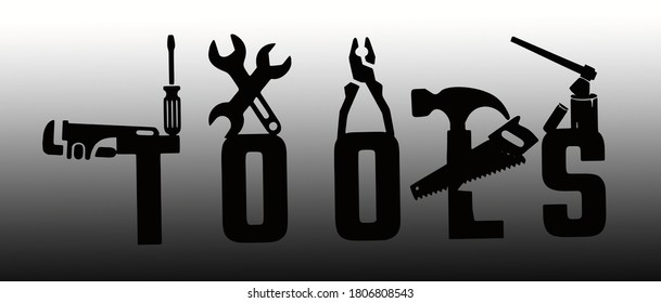 Tools. Carpentry and woodwork instruments.