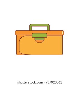 Tools case icon. Cartoon illustration of Tools case vector icon for web isolated on white background