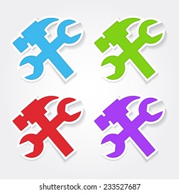 Tools Colorful Vector Icon Design