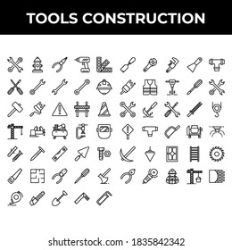 tools construction icon set include wrench,hydrant,pliers,drill,pan tone,screwdriver,wrenches,helmet,hammer,roller,sign,delimiter,cone,vise,compressor,clamp,shield,screw,nail,water pass,shovel,bold