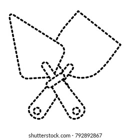 tools crossed spatula construction icon