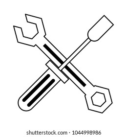tools crossed symbol