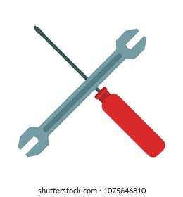 Tools crossed symbol