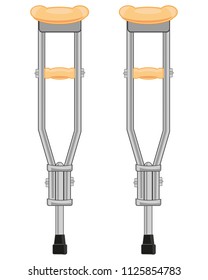 Tools crutch for walking under and old age
