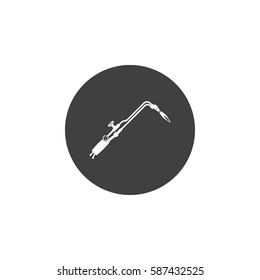 tools for cutting metal and heating products icon