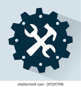 tools design over blue background vector illustration