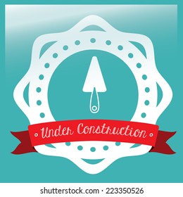 Tools design over blue background, vector illustration 