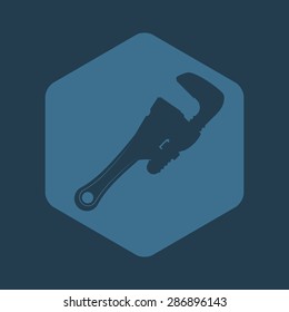 Tools design over blue background, vector illustration