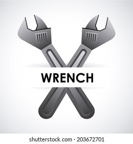 Tools design over gray background, vector illustration