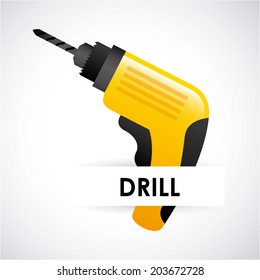 Tools design over gray background, vector illustration