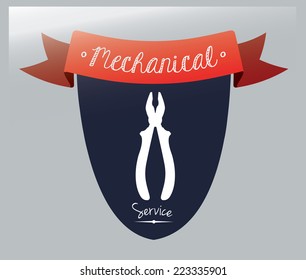 Tools design over gray background, vector illustration 