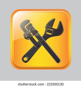 Tools design over gray background, vector illustration 
