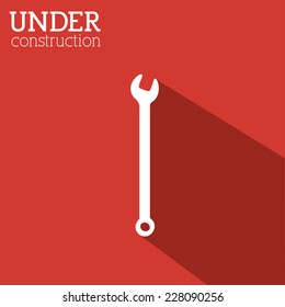 Tools design over gray background, vector illustration