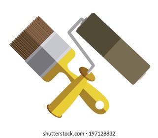 Tools design over white background, vector illustration