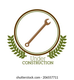 Tools design over white background, vector illustration
