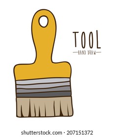 Tools design over white background, vector illustration
