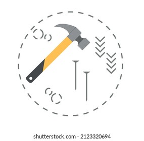 Tools design over white background, vector illustration.