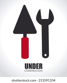 Tools design over white background, vector illustration