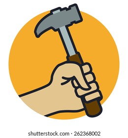 Tools design over white background, vector illustration.