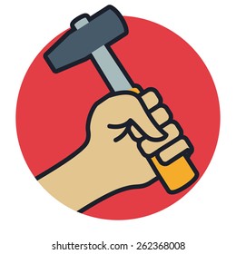 Tools design over white background, vector illustration.