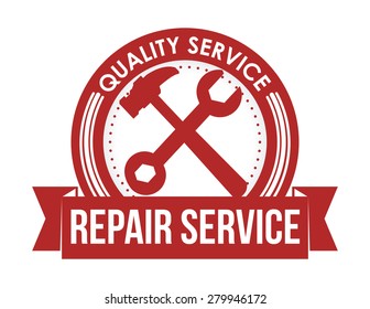 Tools design over white background, vector illustration.