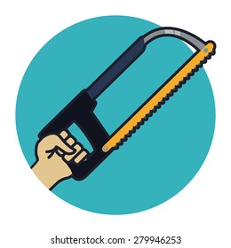 Tools design over white background, vector illustration.
