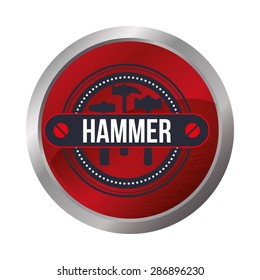 Tools design over white background, vector illustration