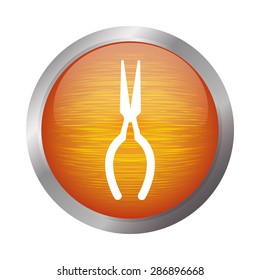 Tools design over white background, vector illustration