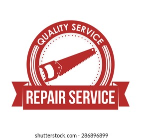Tools design over white background, vector illustration