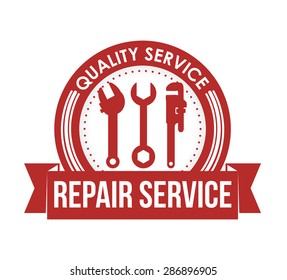 Tools design over white background, vector illustration