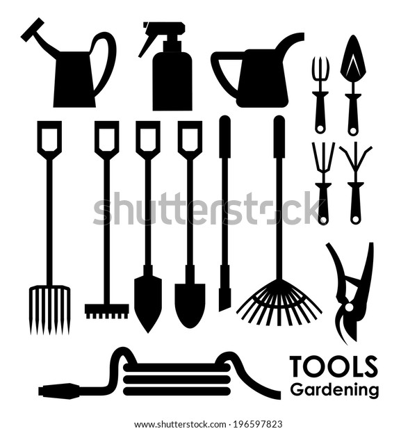 Tools Design Over White Background Vector Stock Vector (Royalty Free ...