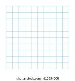 Tools for design. Universal scalable vector grid without gutters and margins. 10 columns x 10 rows. Lines are not expanded. It can be used for alignment of design elements for screen and print