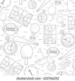 tools of different sports games background
