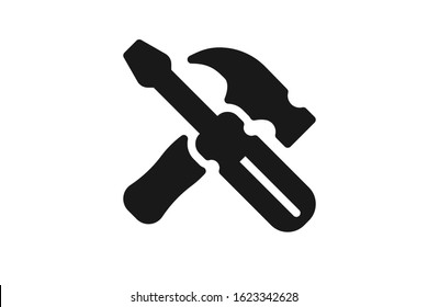 Tools equipment icon vector, service icon vector